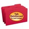Smead Folder, File, Lgl, 1/3 Ast, Rd Pk SMD17734 - alternate 1